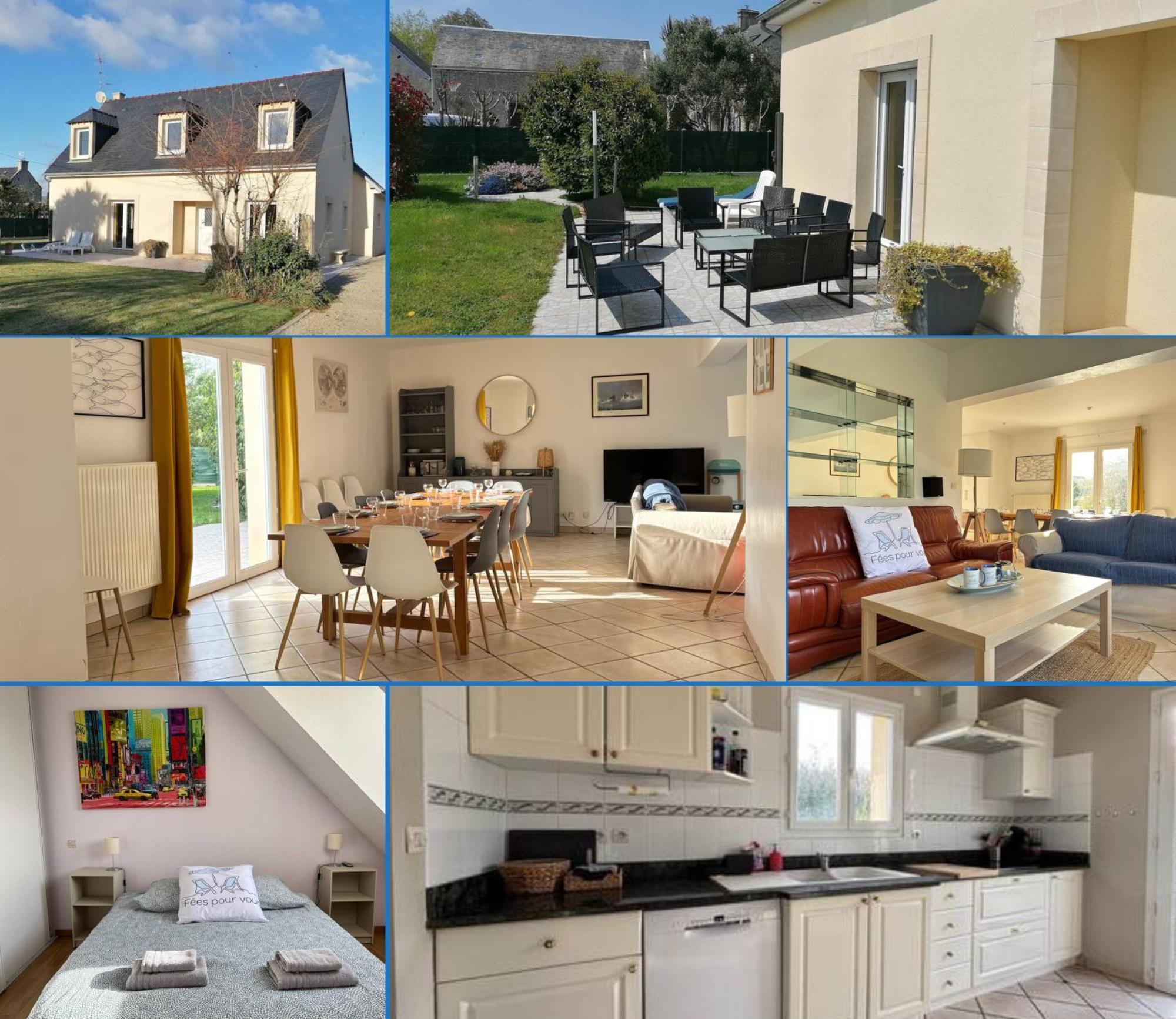 Villa Des Pontons Maison 5 Chambres Avec Grand Jardin Clos Et Belle Terrasse Sejour Spacieux Lumineux A 2 Kms De La Plage D'Arromanches Pres De Bayeux, Omaha Beach - Table De Ping Pong - Garage Tracy-sur-Mer Ngoại thất bức ảnh